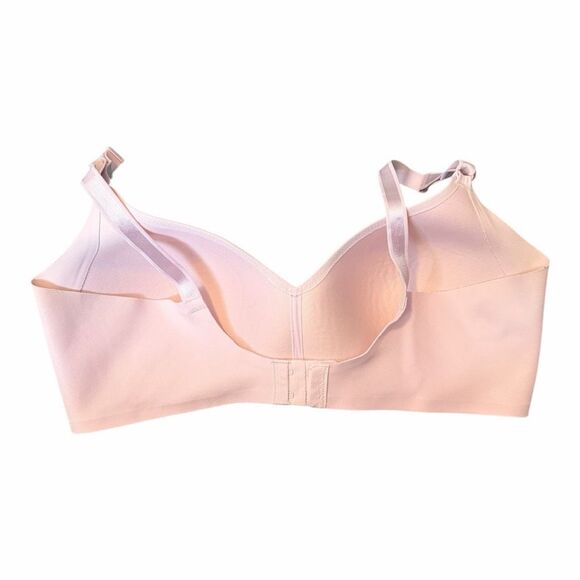 Warners No Side Effects Wire-Free T-Shirt Bra 36D Pale Pink - Picture 3 of 7